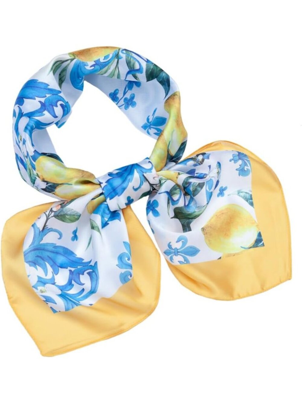 Large 35" Silk Satin Square Scarf - Luxurious Hair Wrap & Sleep Headscarf